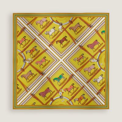 イエロー - レディス, スカーフ、ショール＆マフラー, スカーフ